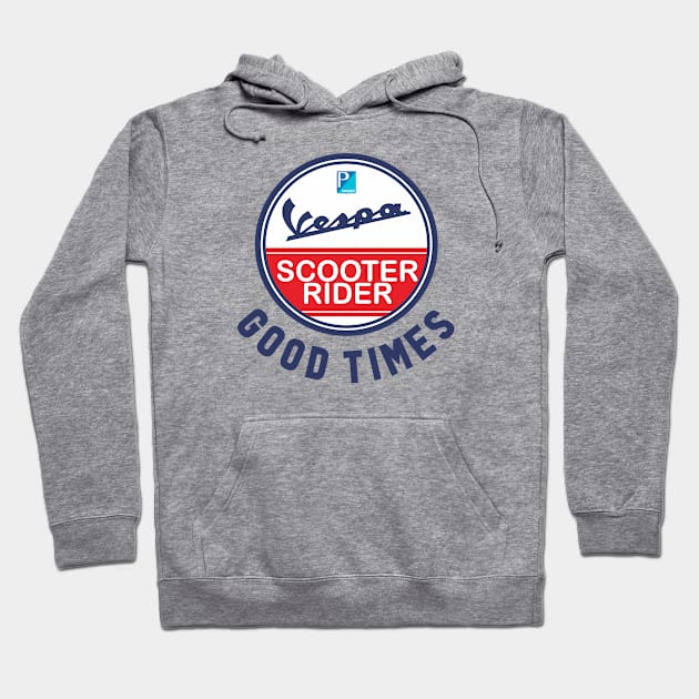 SCOOTER RIDER Hoodie by vespatology